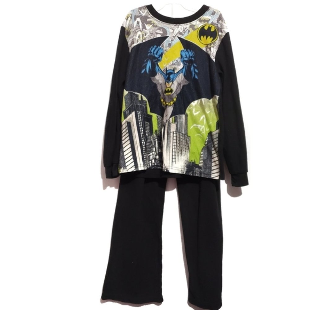 batman2 piece matching pajamas set size 10/12 in g